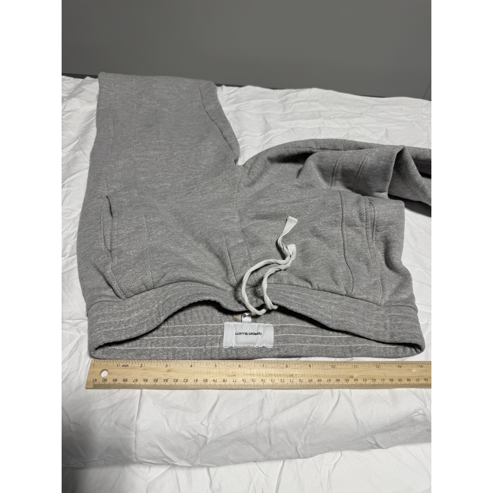 Current/Elliott Gray Sweatpants Relaxed Fit Drawstring Joggers Size 2 USA Made